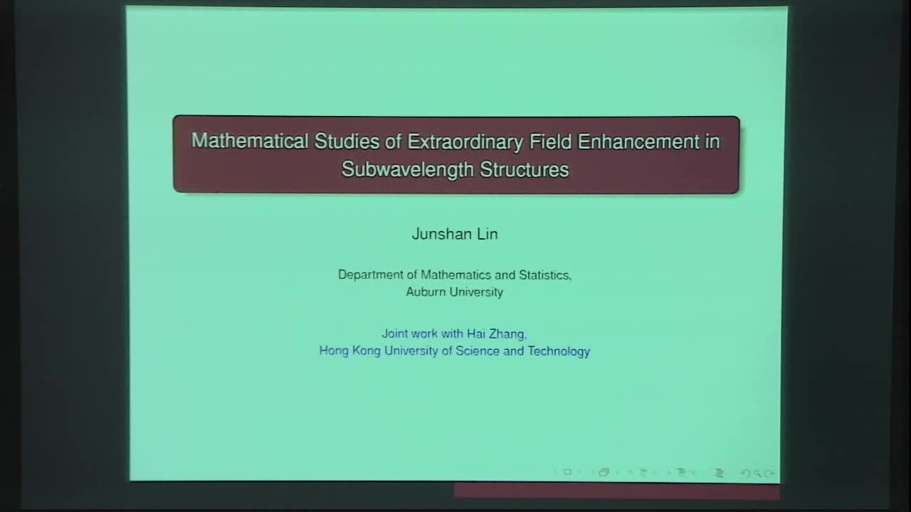 Mathematical Studies of Extraordinary Field Enhancement in Subwavelength Structures Thumbnail