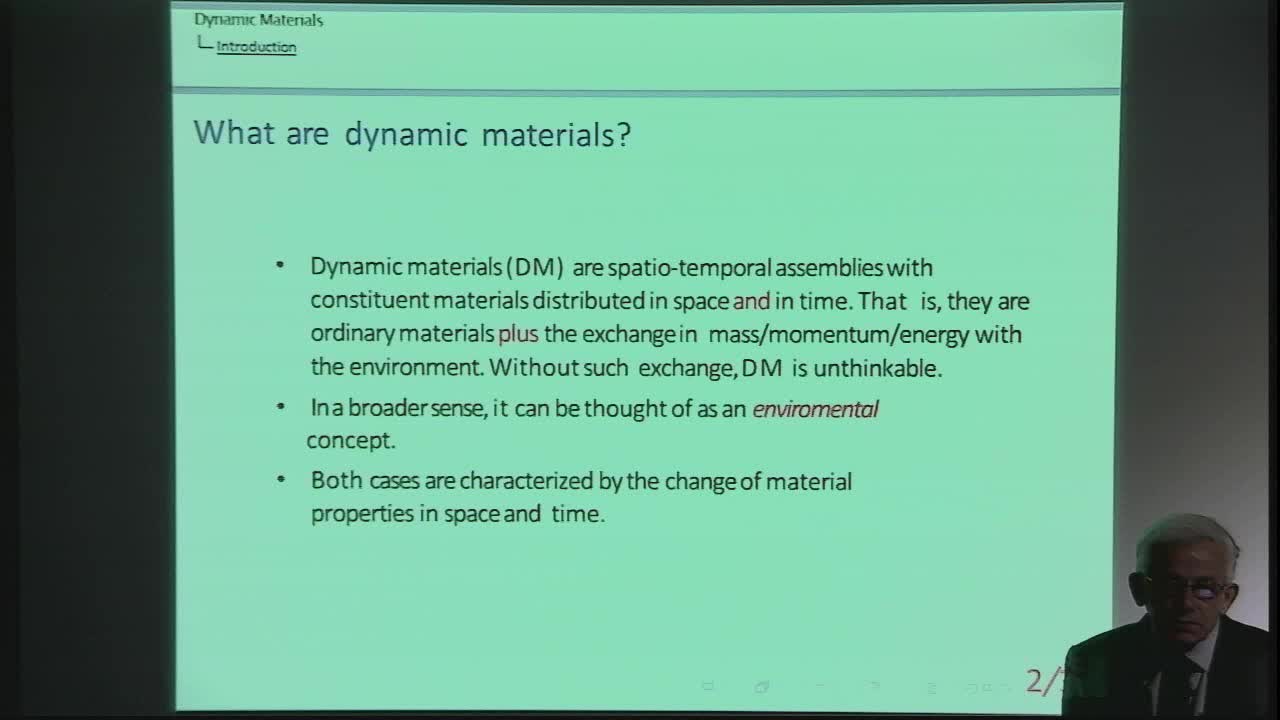 Dynamic Materials as Spatial-Temporal Entities: Physical Effects and Mathematical Specifics Thumbnail