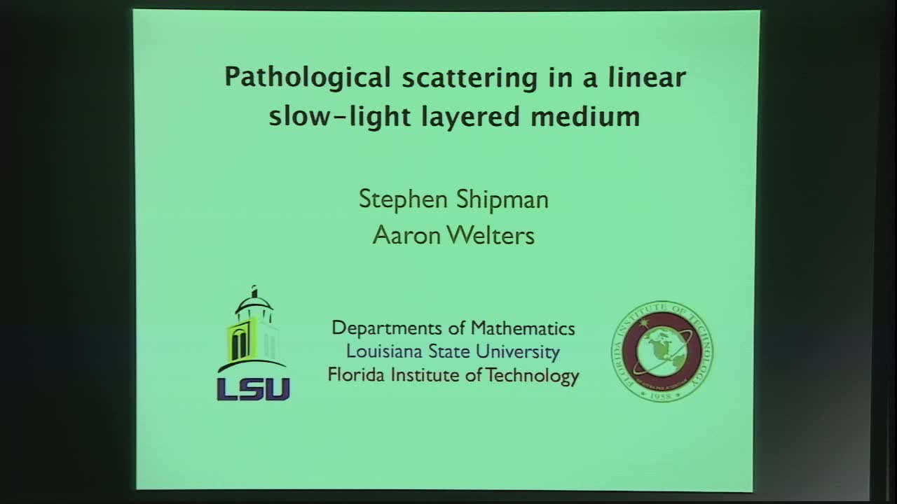 Pathological scattering in a linear slow-light layered medium Thumbnail