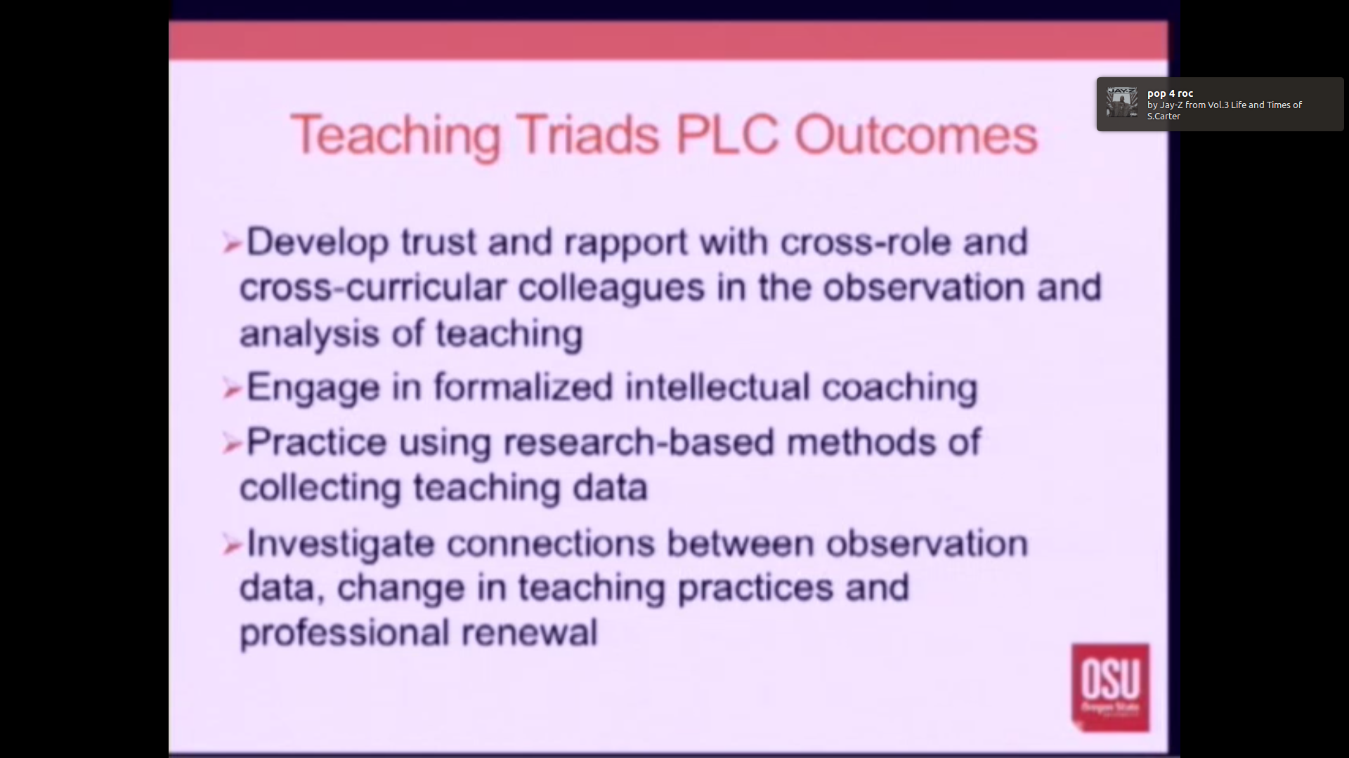 Parallel session 2.b: Teaching Triads: Enhancing teaching through the use of Cognitive Coaching Thumbnail