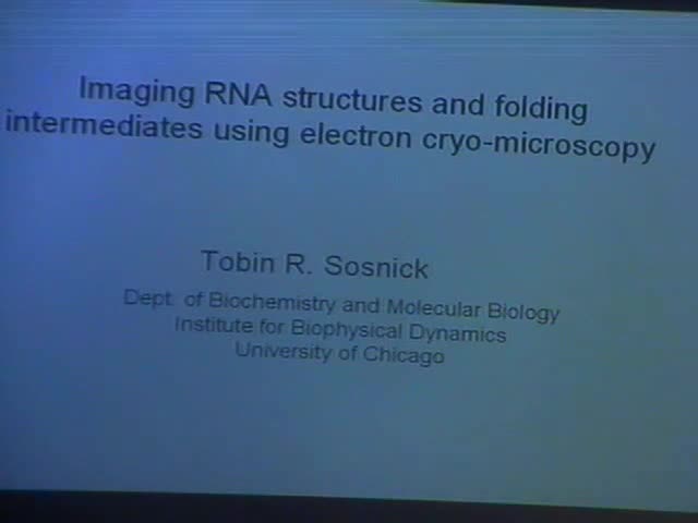 Imaging RNA Structures and Folding Intermediates using Electron Cryo-Microscopy Thumbnail