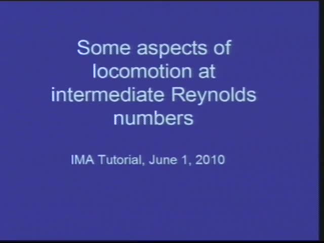 Tutorial: Introduction to locomotion at low and intermediate Reynolds numbers  Thumbnail