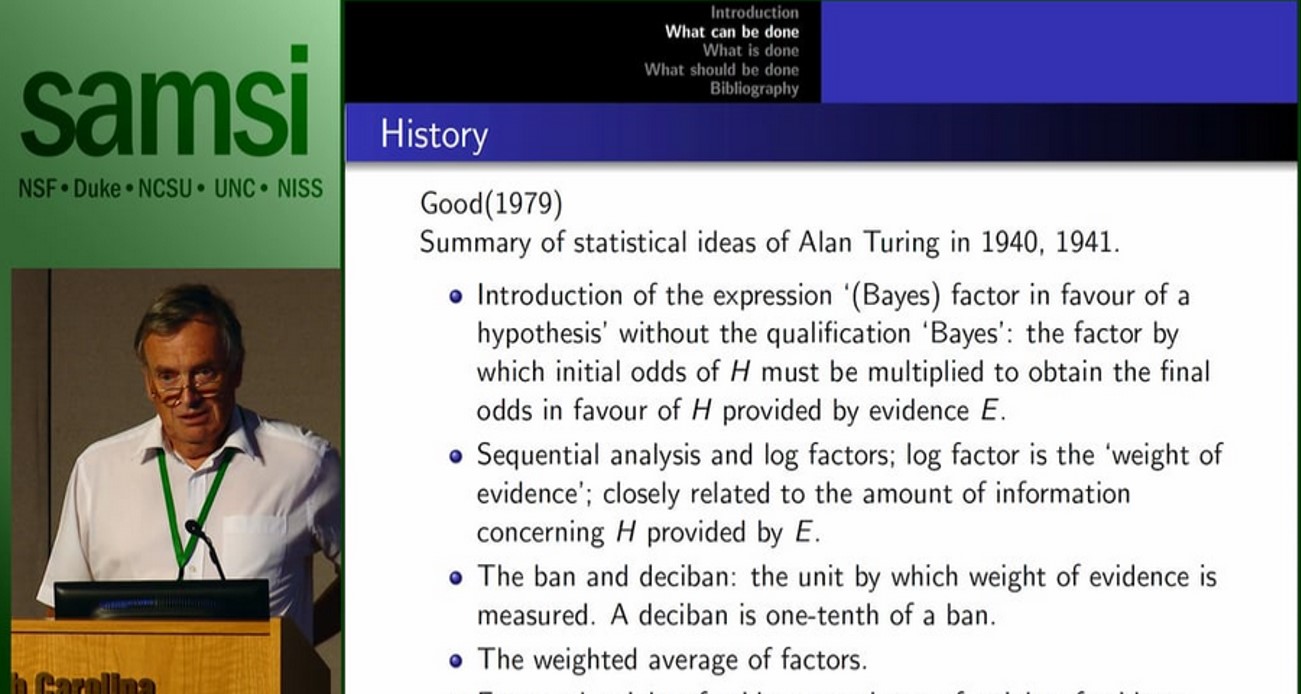 Evaluation and Interpretation of Evidence: What Can Be Done, What Is Done, What Should Be Done. - Colin Aitken, University of Edinburgh Thumbnail