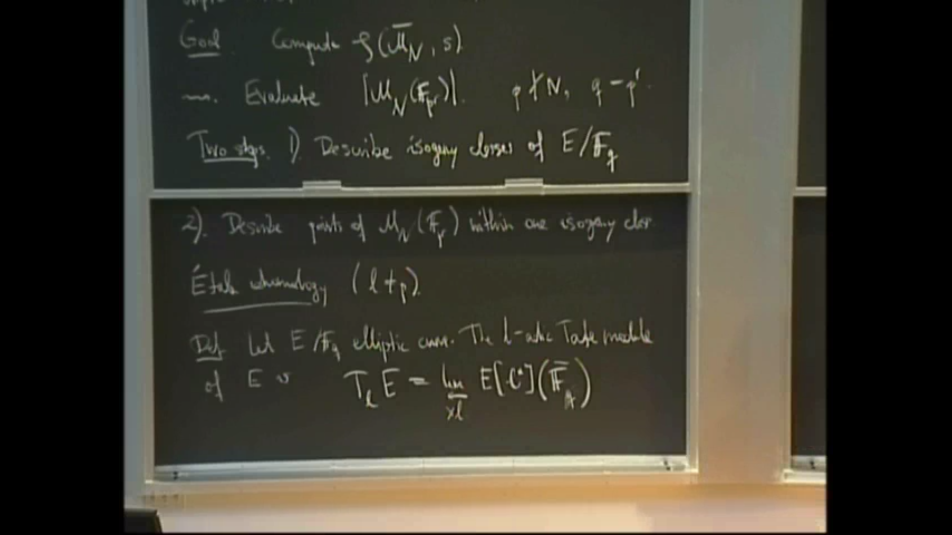 New Geometric Techniques in Number Theory, lecture 4 Thumbnail