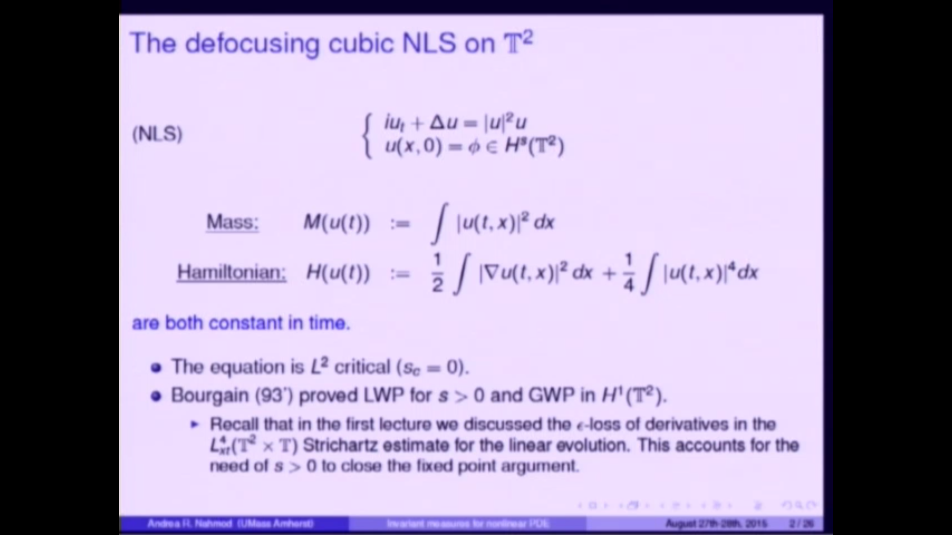 Invariant Measures for nonlinear PDE, III Thumbnail