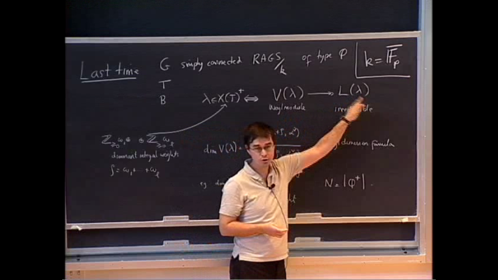 Representations of Algebriac Groups in Characteristic p, 2 Thumbnail