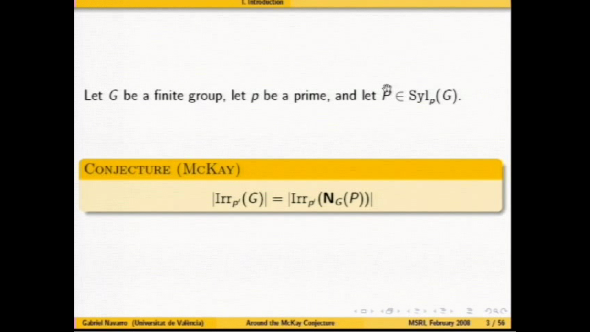 Around the McKay Conjecture Thumbnail