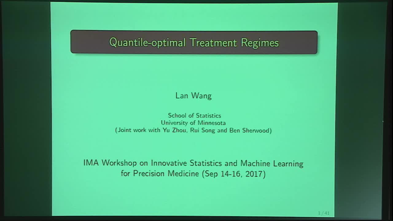 Quantile-Optimal Treatment Regimes Thumbnail