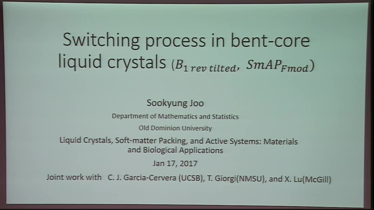 Switching mechanism in bent-core liquid crystals Thumbnail