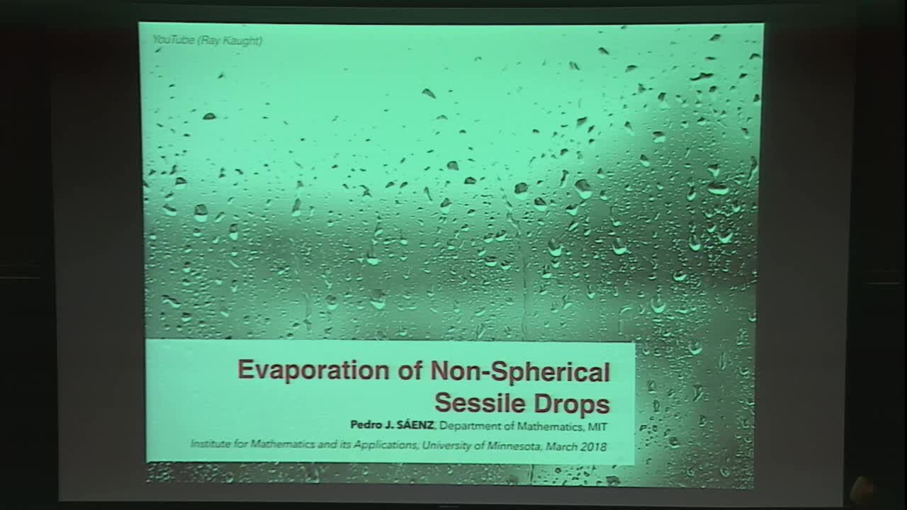 Evaporation of non-spherical sessile drops Thumbnail