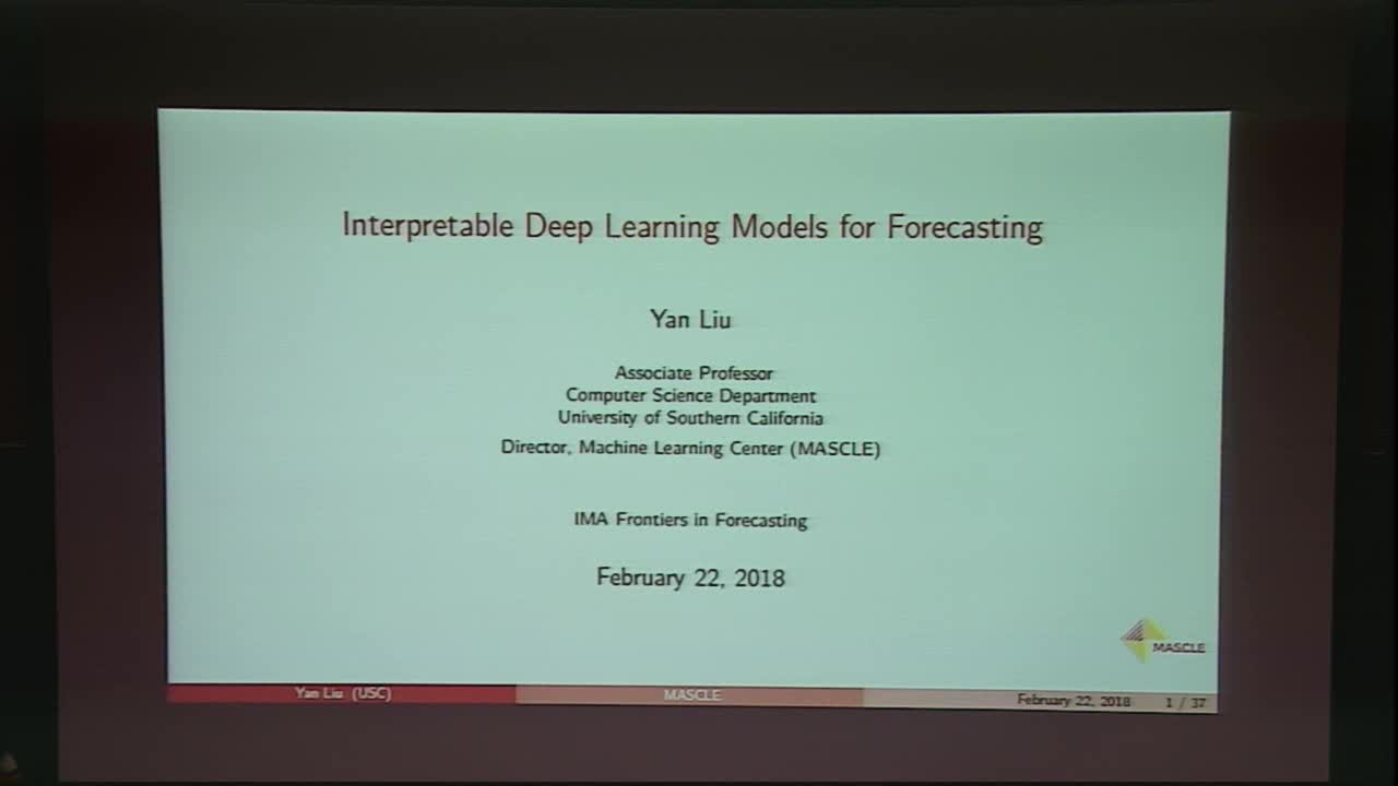 Interpretable Deep Learning Models for Forecasting Thumbnail