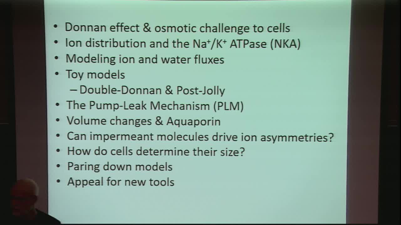 The Pump Leak Mechanism, Impermeant Molecules and Cell Volume Regulation Thumbnail