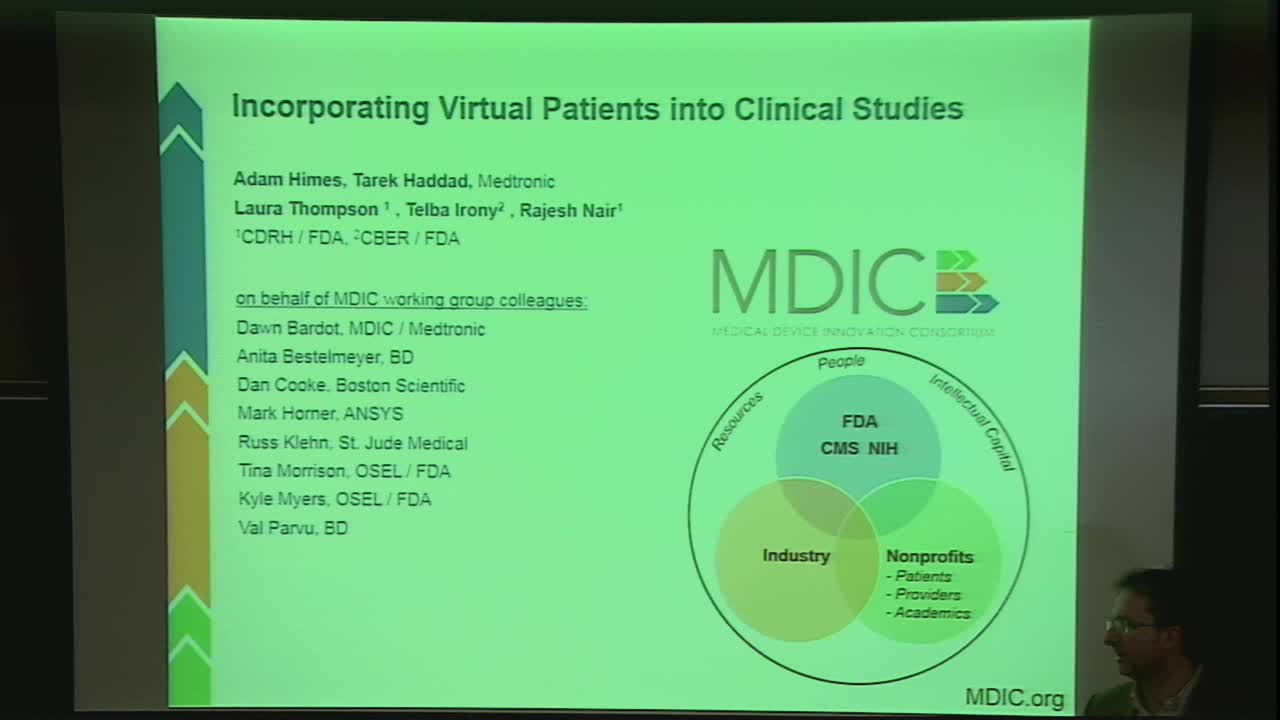 Incorporating simulated virtual patient outcomes as prior information in medical device clinical trials Thumbnail