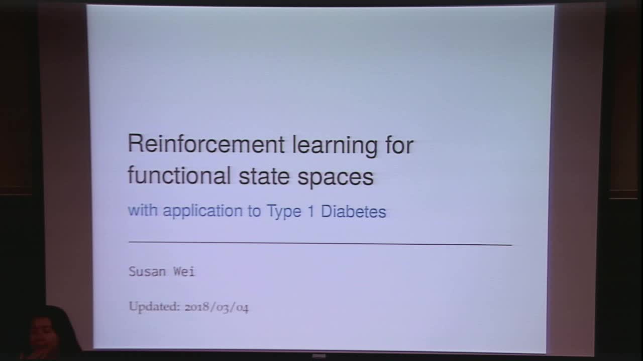 Local keynote lecture: Reinforcement learning for functional state space with application to Type 1 Diabetes Thumbnail