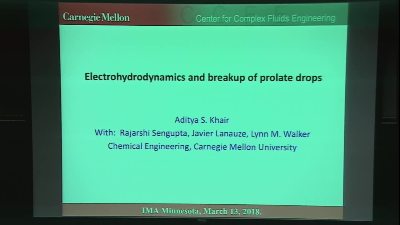 Electrohydrodynamics and breakup of prolate drops Thumbnail