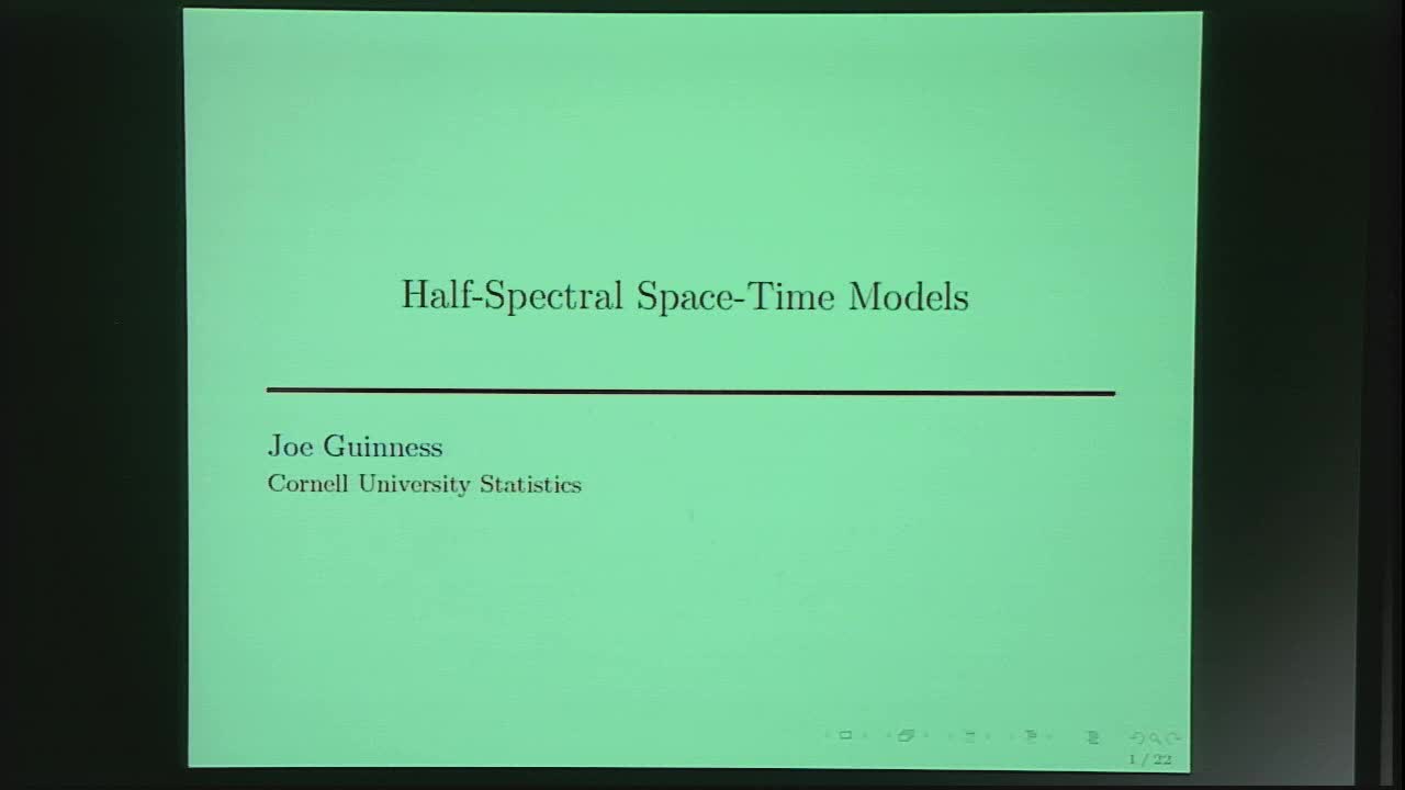 Half-spectral space-time models Thumbnail