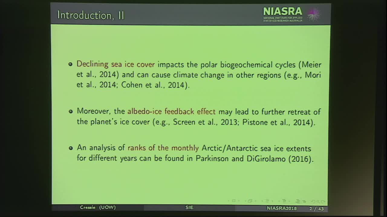 Inference for Spatio-Temporal Changes of Arctic Sea Ice Thumbnail