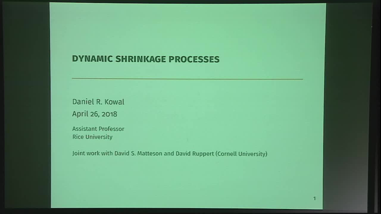 Dynamic Shrinkage Processes Thumbnail