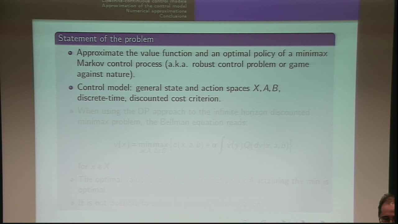 Numerical Approximations for Minimax Markov Control Problems Thumbnail