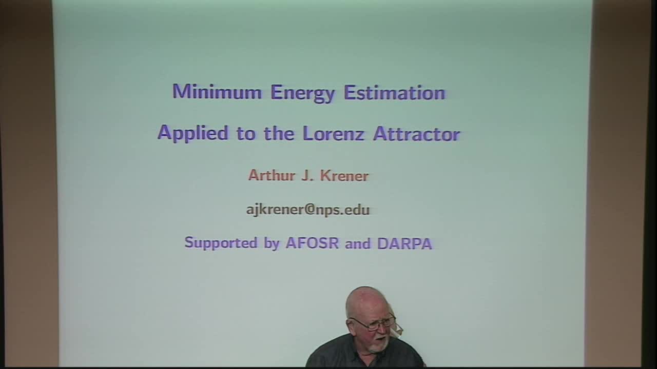 Minimum Energy Estimation Applied to the Lorenz Attractor Thumbnail