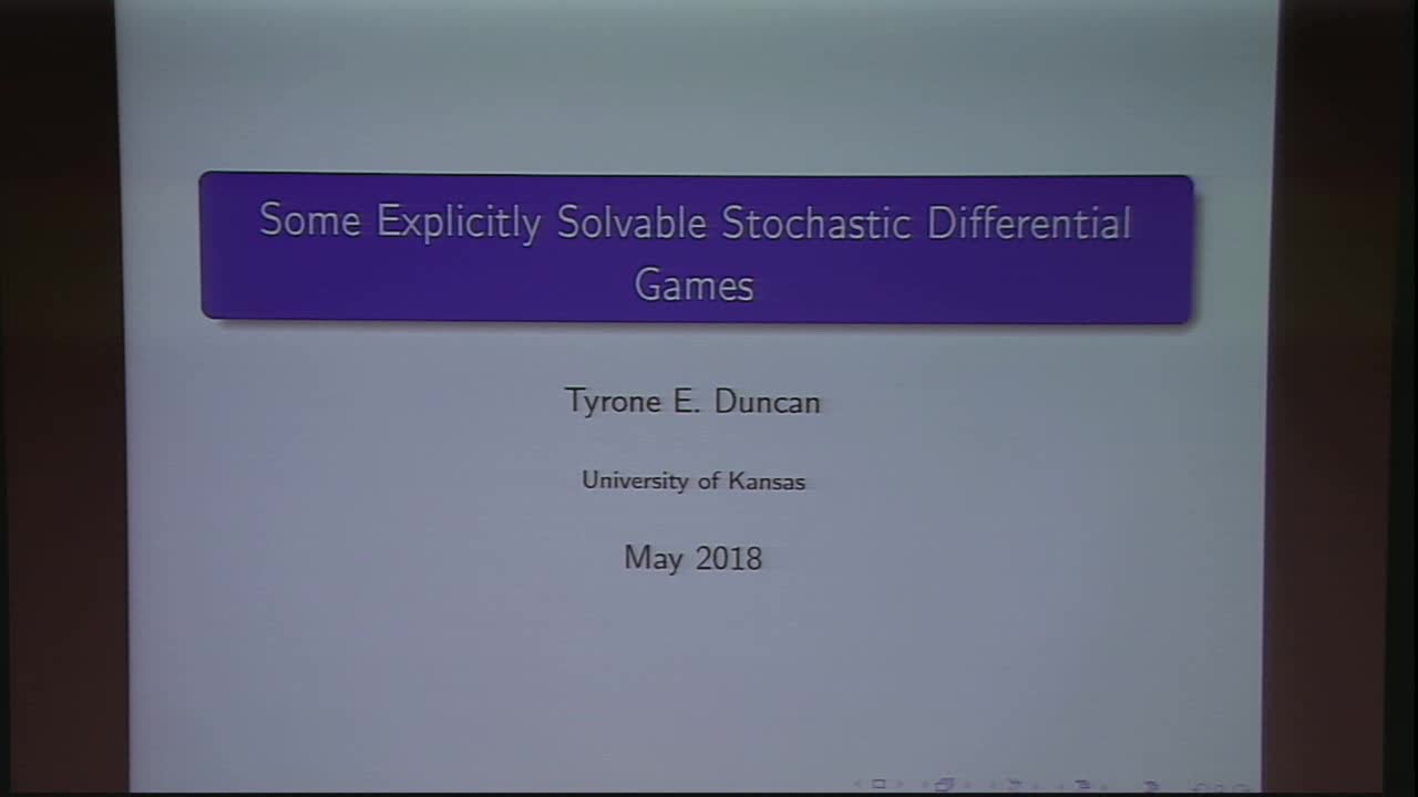 Some Explicitly Solvable Stochastic Differential Games Thumbnail