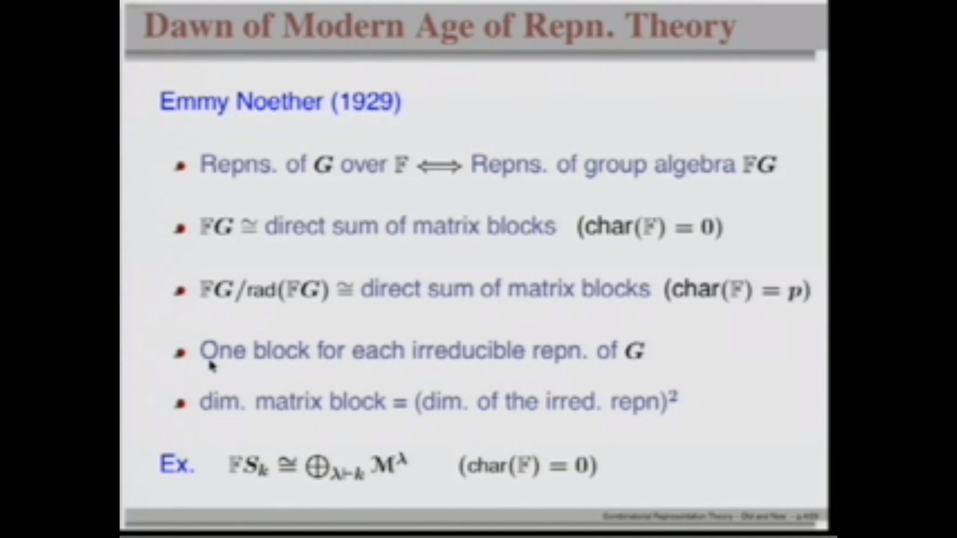 Combinatorial Representation Theory - Old and New Thumbnail