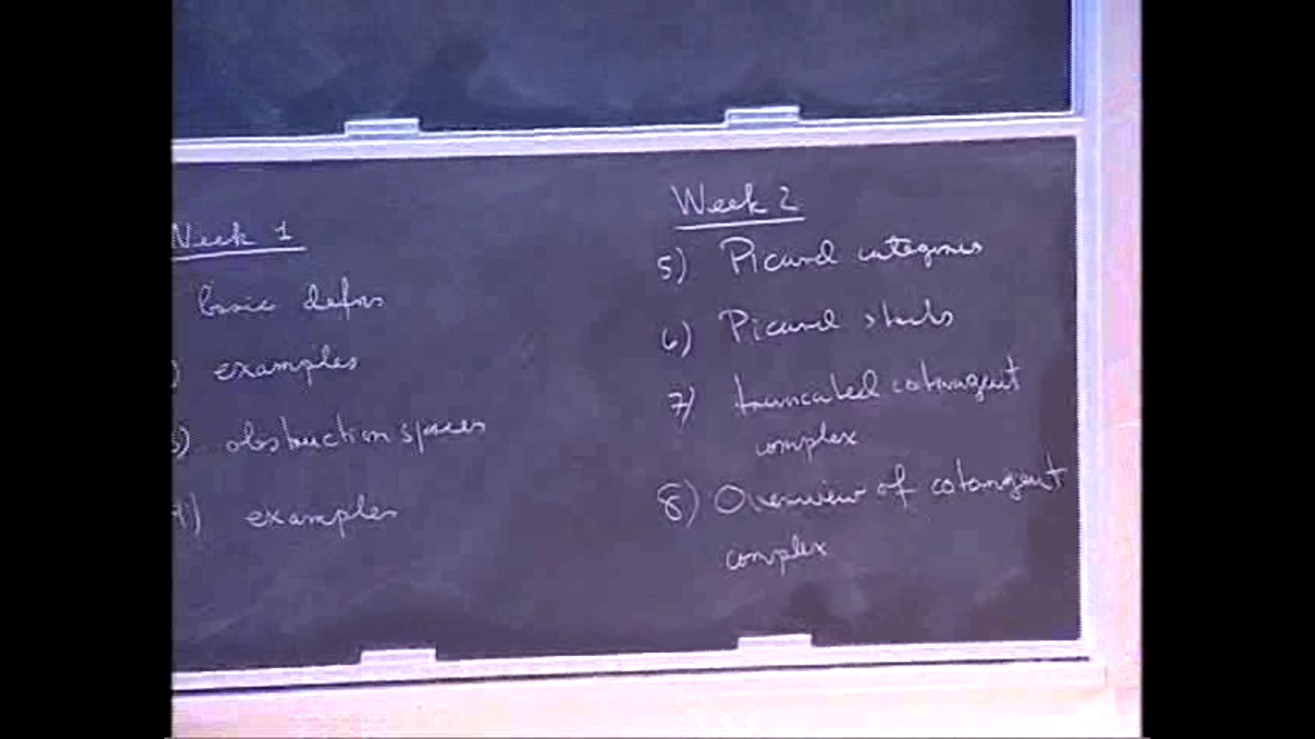 Deformation Theory and Moduli in Algebraic Geometry, lecture 3 Thumbnail