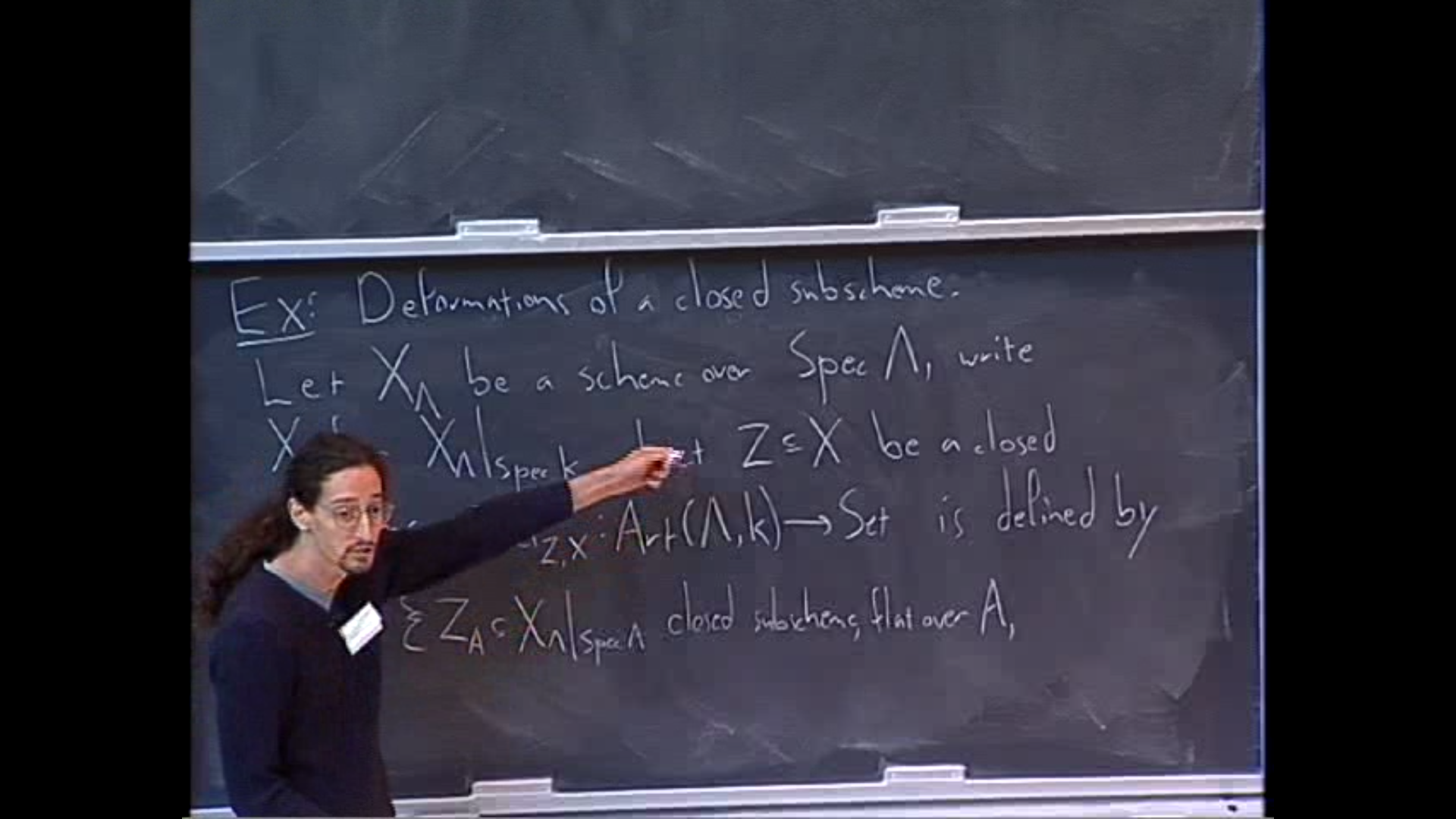 Deformation Theory and Moduli in Algebraic Geometry, lecture 7 Thumbnail