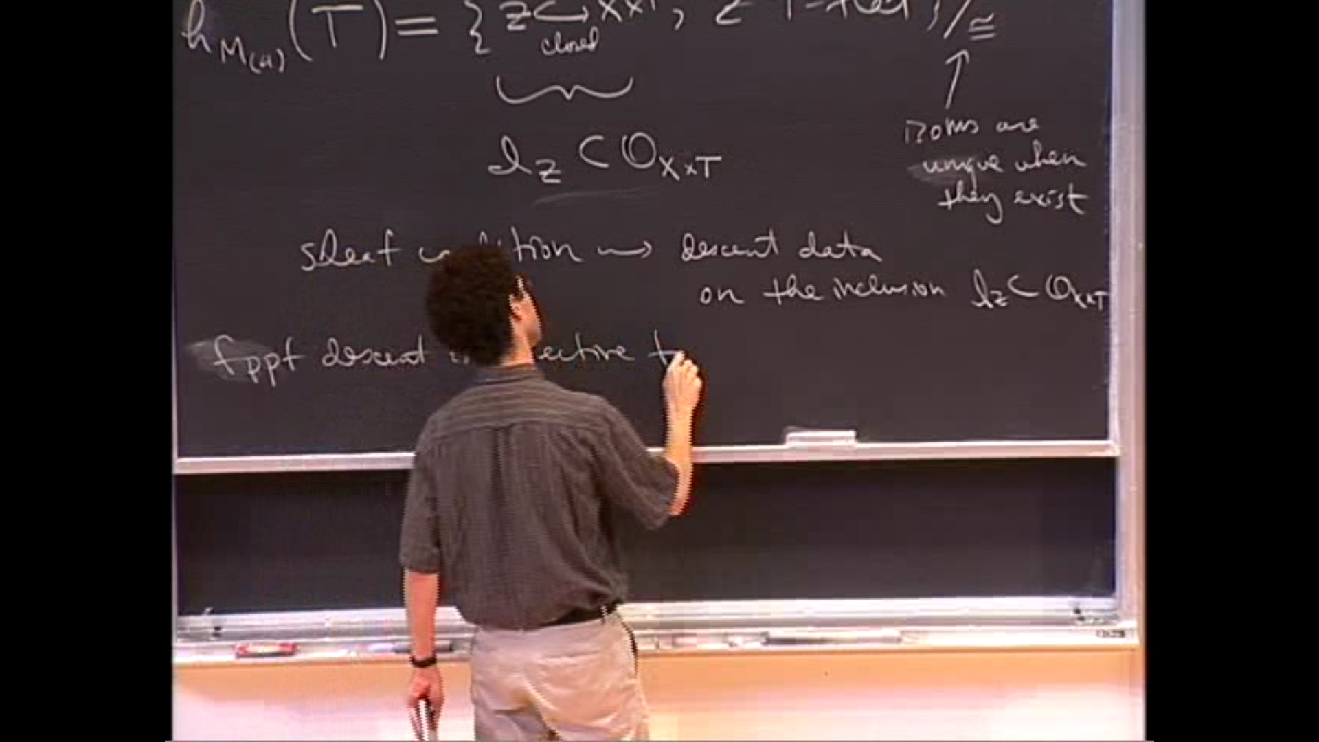 Deformation Theory and Moduli in Algebraic Geometry, lecture 11 Thumbnail