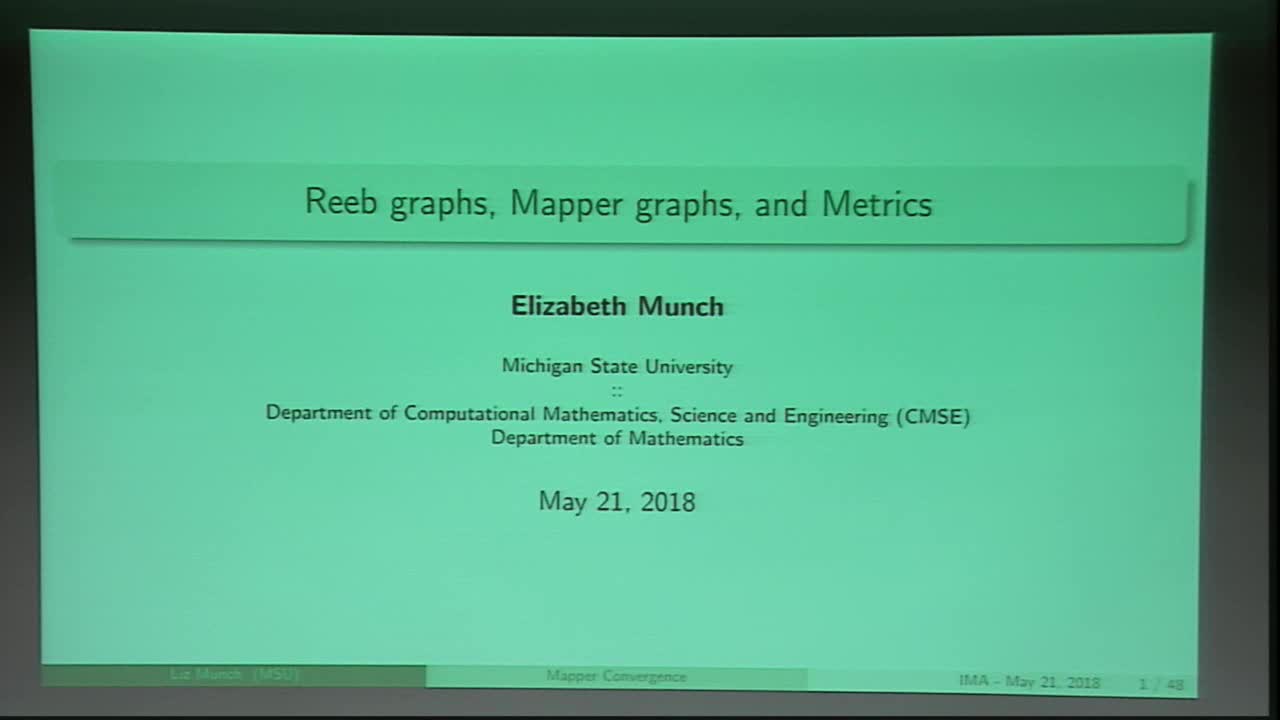 Reeb graphs, Mapper graphs, and Metrics Thumbnail