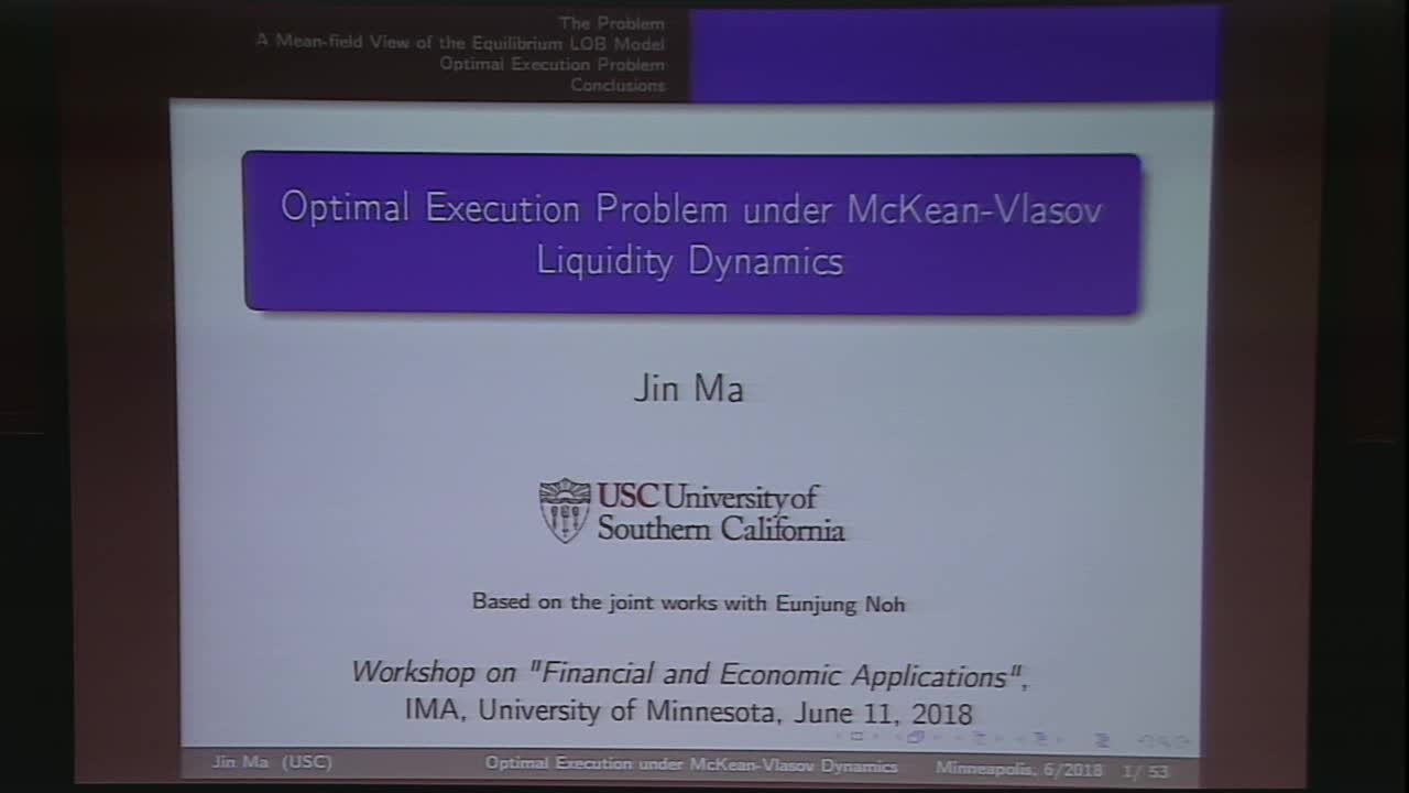 Optimal Execution Problem under McKean-Vlasov Liquidity Dynamics Thumbnail
