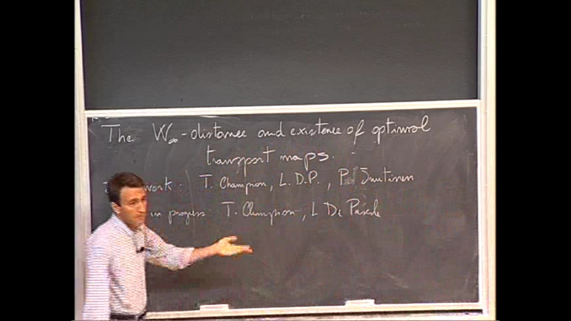 Local solutions and existence of optimal transport maps for the W_infinity Wasserstein distance. Extensions to more classical Monge problems. Thumbnail