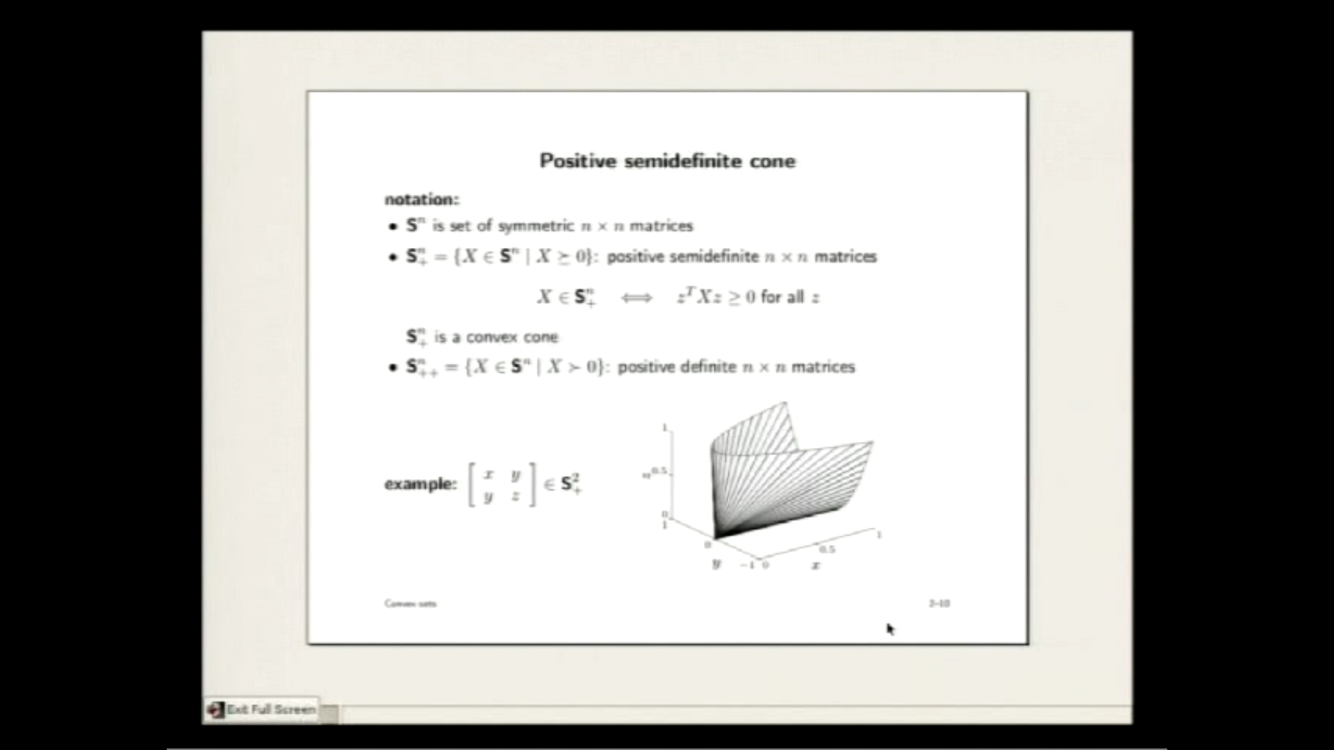 Continuous Optimization and Applications: Graduate Course - Lecture 10 Thumbnail
