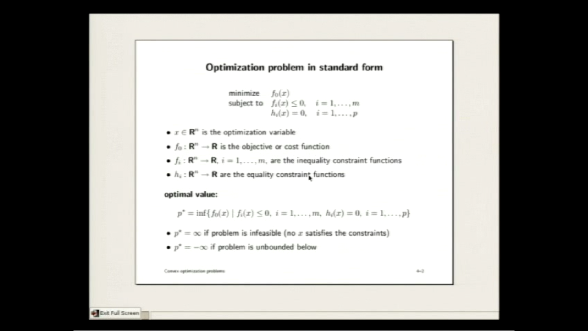 Continuous Optimization and Applications: Graduate Course - Lecture 13 Thumbnail