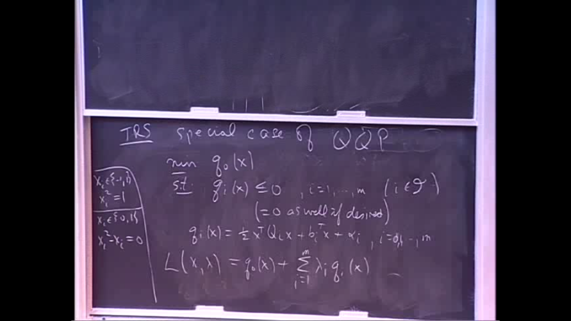 Continuous Optimization and Applications: Graduate Course - Lecture 18 Thumbnail