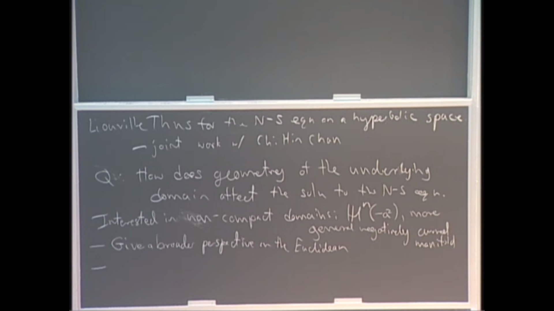 Liouville Theorems for the Navier Stokes Equation on a Hyperbolic Space Thumbnail