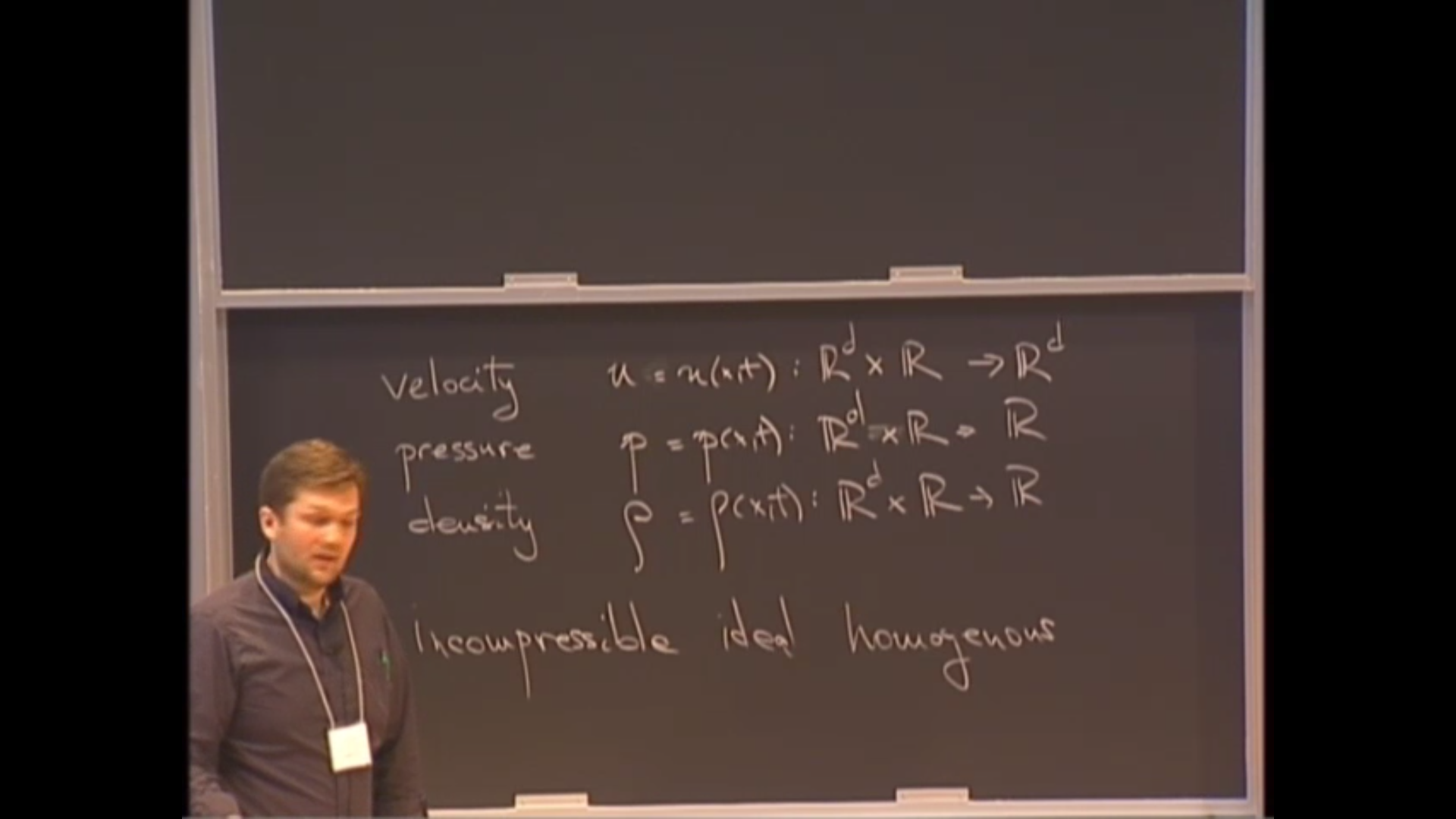 Incompressible Fluid Flows At High Reynolds Number, lecture 1 Thumbnail