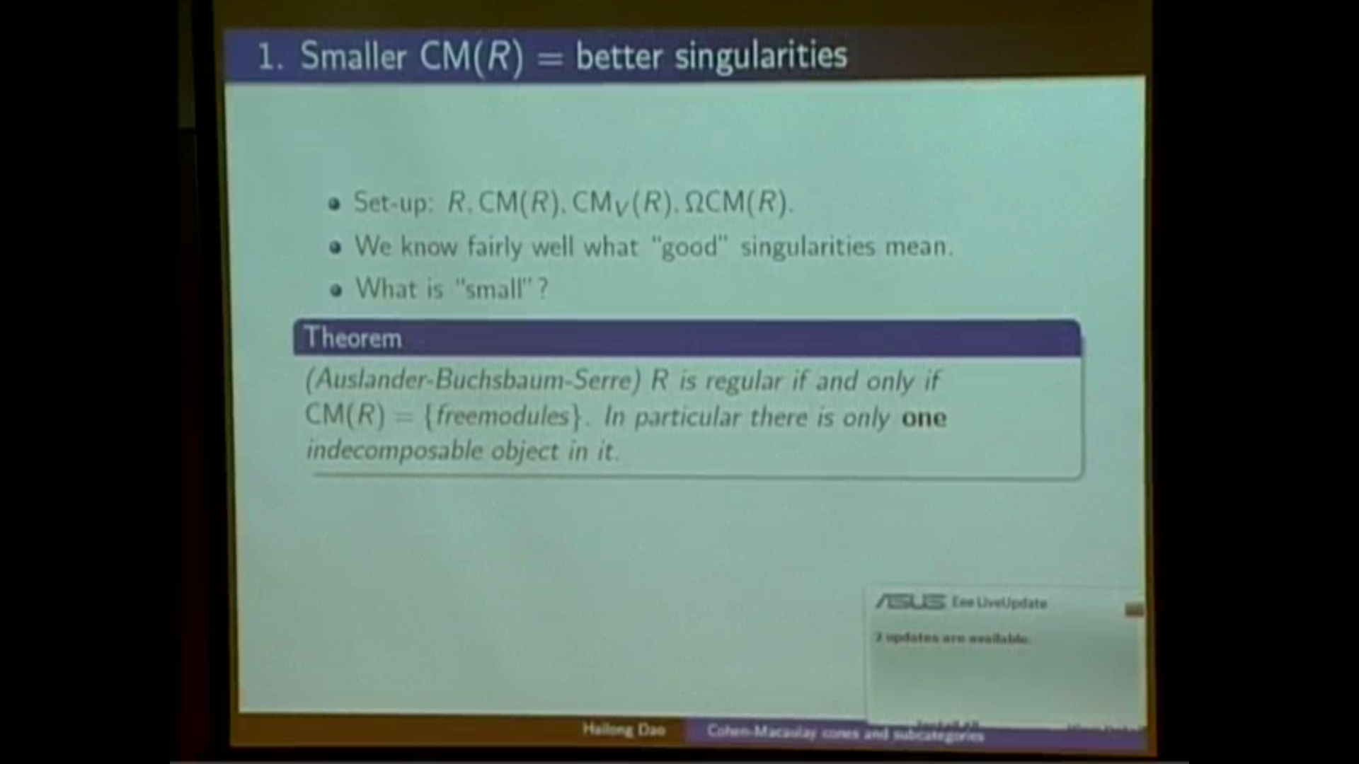 Cohen-Macaulay cones and subcategories Thumbnail