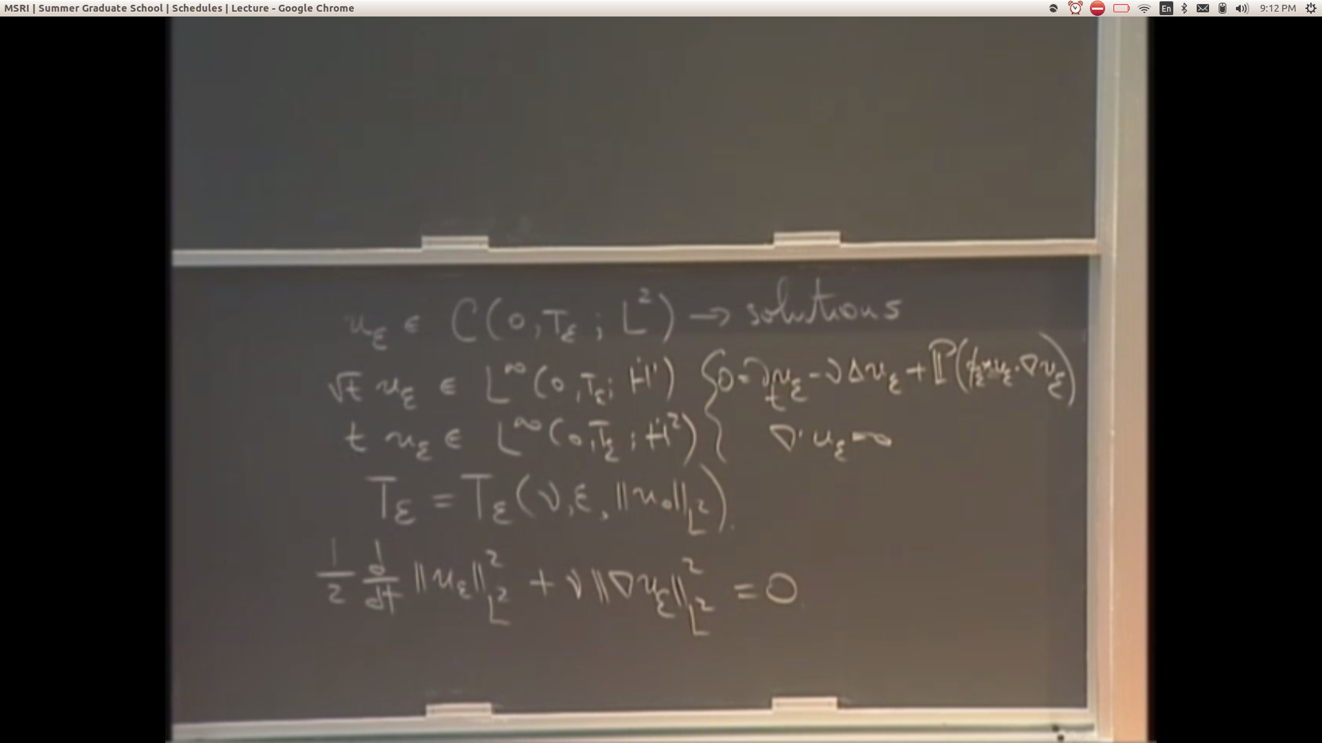 Incompressible Fluid Flows At High Reynolds Number, lecture 6 Thumbnail