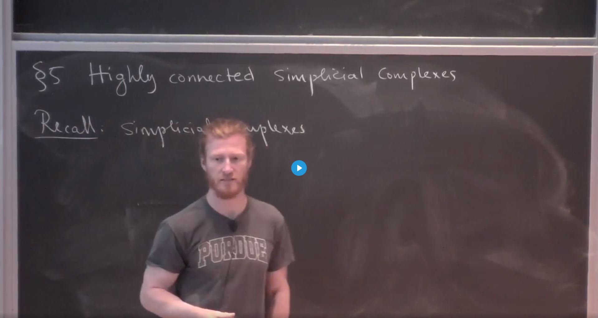 Summer School-Representation Stability: Highly connected simplicial complexes Thumbnail