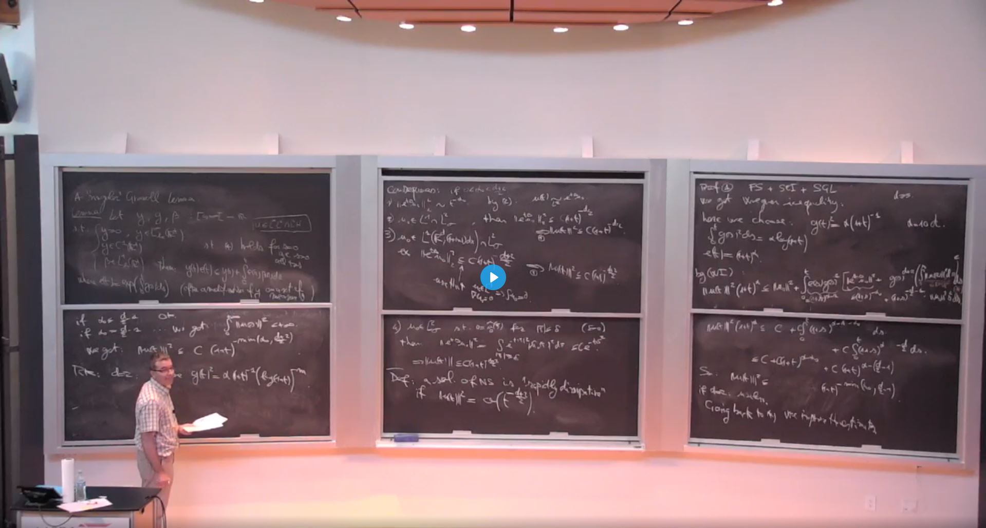 Recent Topics On Well-Posedness And Stability Of Incompressible Fluid And Related Topics (Lorenzo Brandolese) Pt I Thumbnail