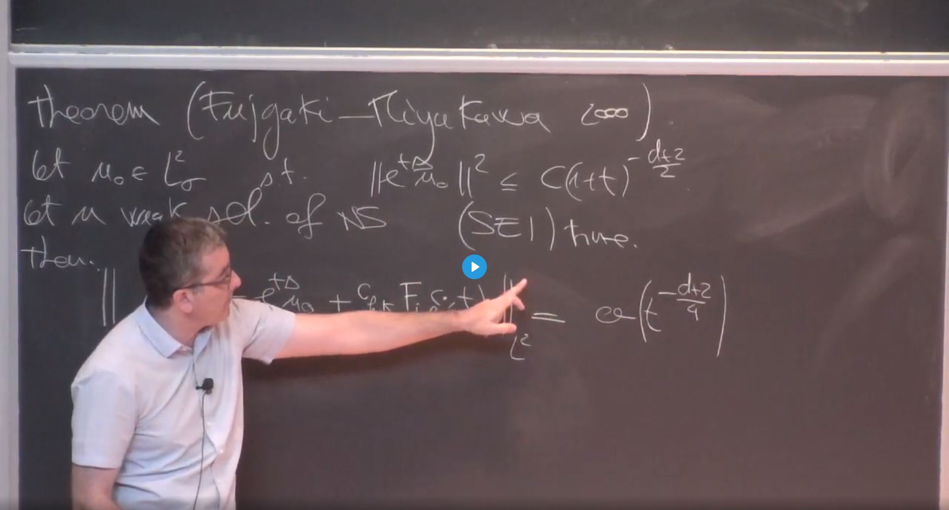 Recent Topics On Well-Posedness And Stability Of Incompressible Fluid And Related Topics (Lorenzo Brandolese) Pt III Thumbnail