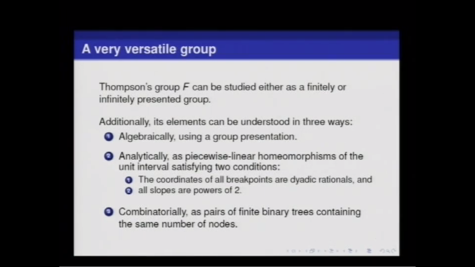 An introduction to Thompson's group F: an overview of the group, recent results, open problems Thumbnail