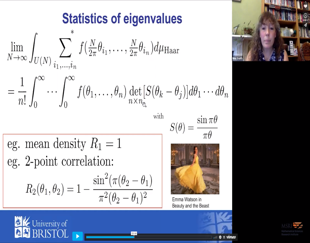 Unearthing random matrix theory in the statistics of L-functions: the story of Beauty and the Beast Thumbnail