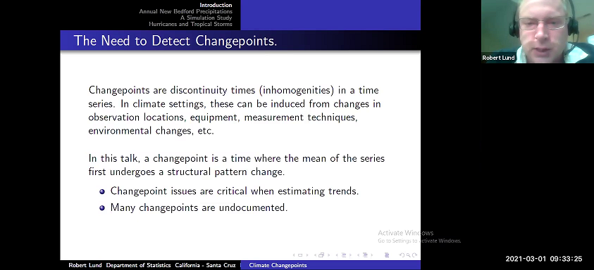 Changepoints in Climate Data Thumbnail