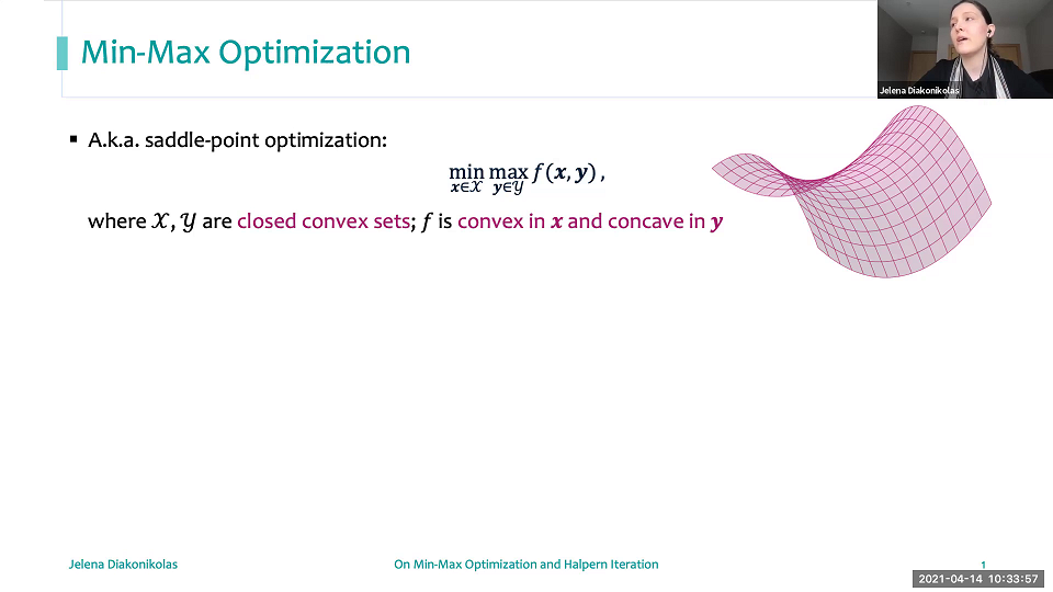 On Min-Max Optimization and Halpern Iteration Thumbnail
