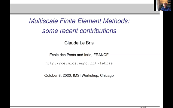 Multiscale Finite Element Methods: some recent contributions Thumbnail