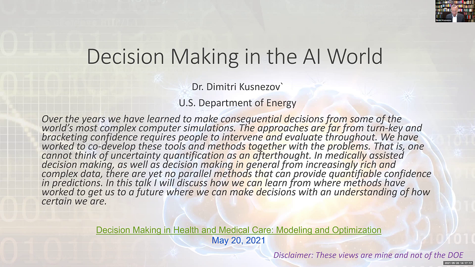 Decision Making in the AI World Thumbnail