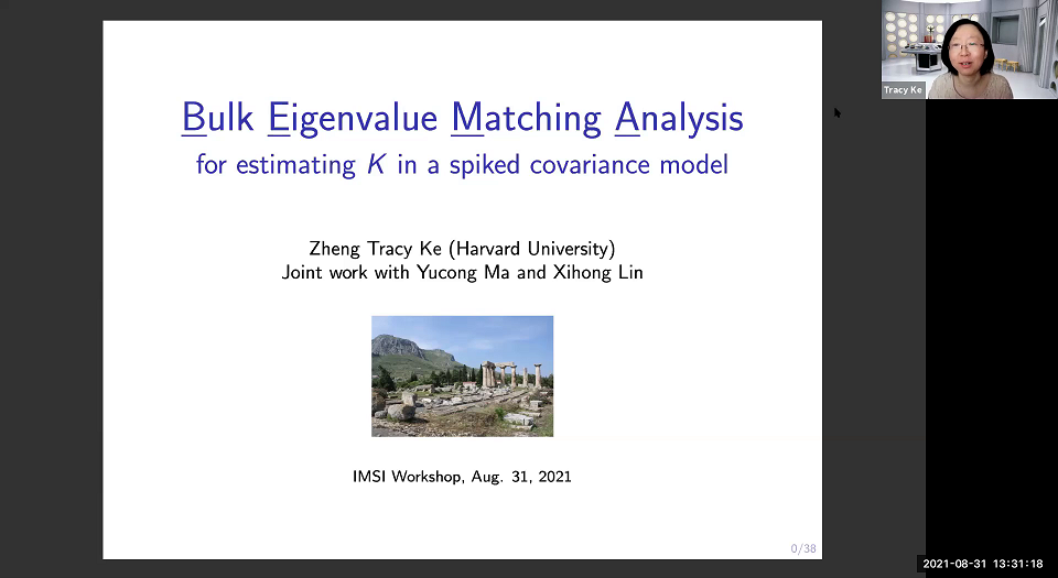 Bulk Eigenvalue Matching Analysis: A new method to estimating K in a spiked covariance matrix Thumbnail