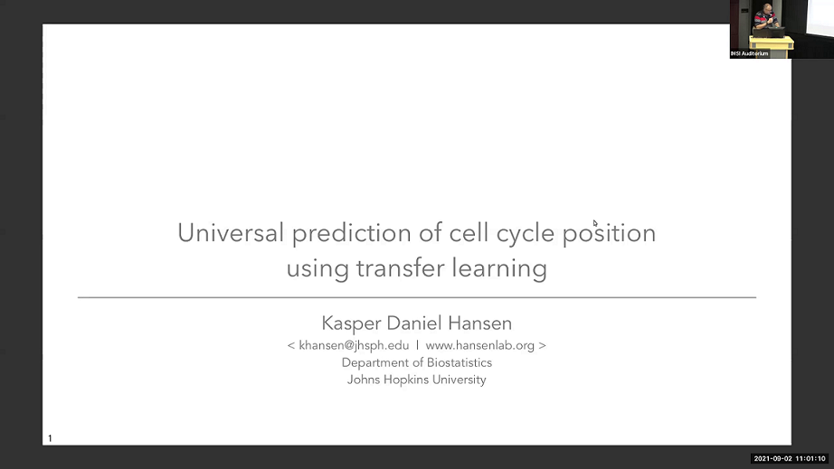 Universal prediction of cell cycle position using transfer learning Thumbnail